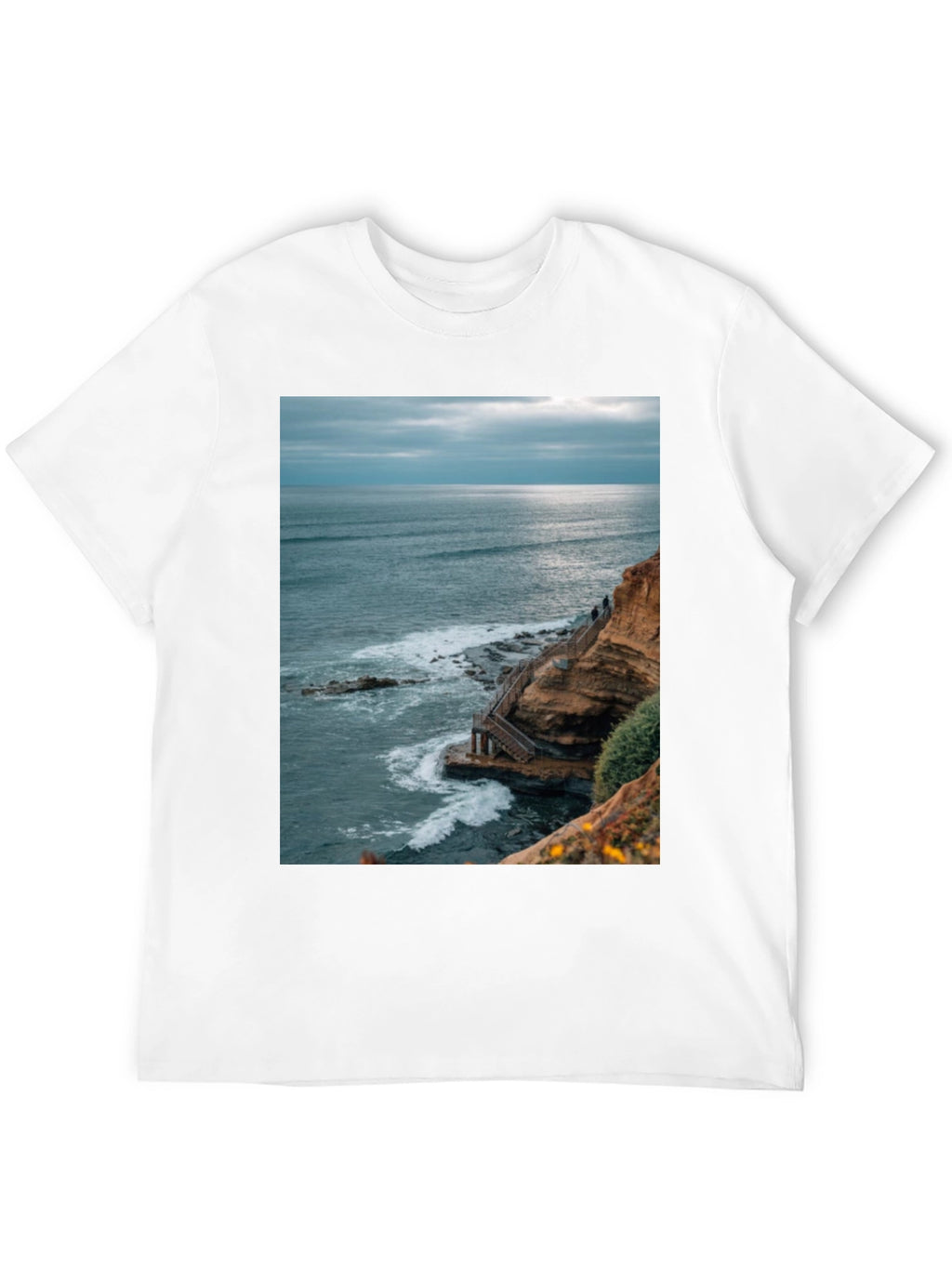 Ocean View Graphic Tee - Coastal Style