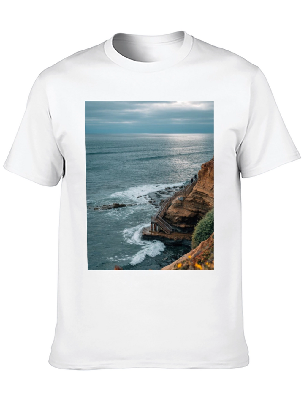 Ocean View Graphic Tee - Coastal Style
