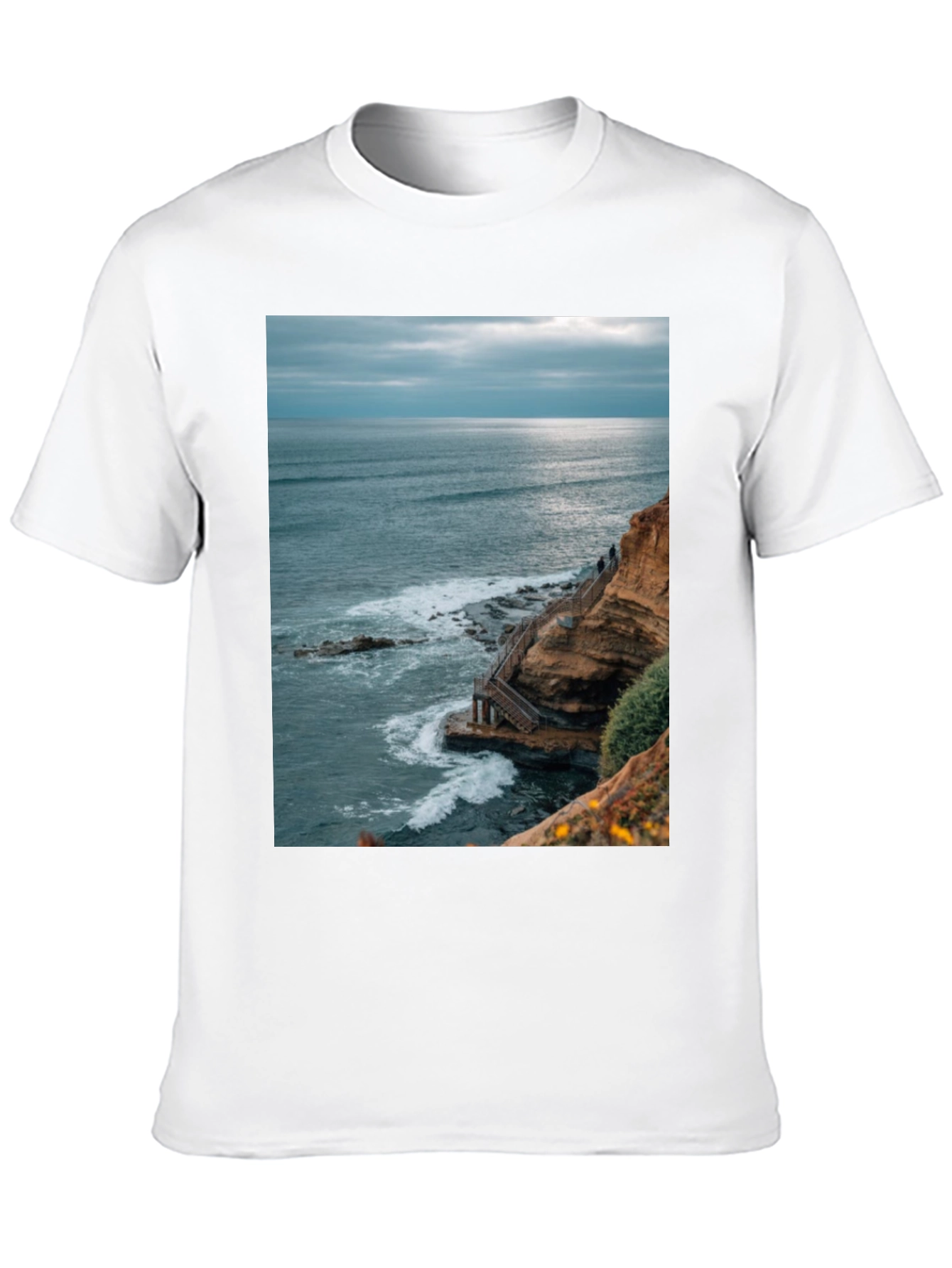 Ocean View Graphic Tee - Coastal Style