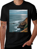 Ocean View Graphic Tee - Coastal Style