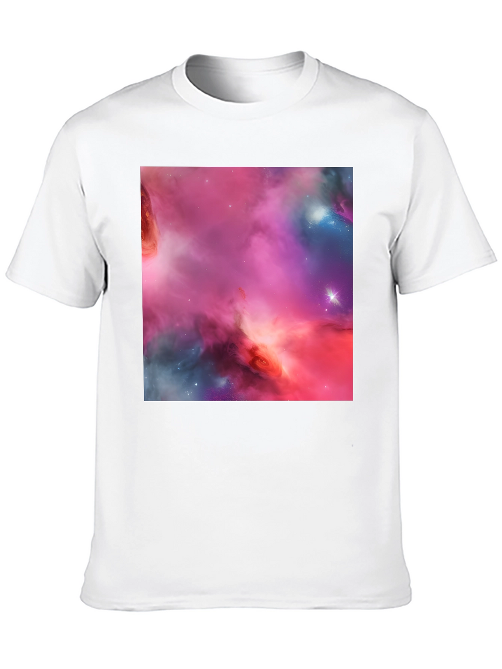 Nebula Print Black T-Shirt