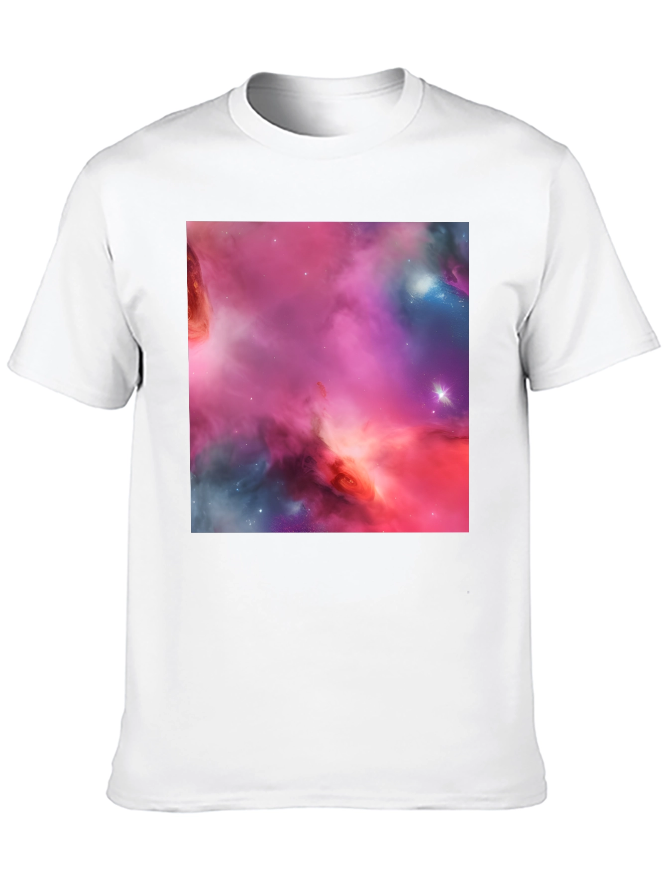 Nebula Print Black T-Shirt