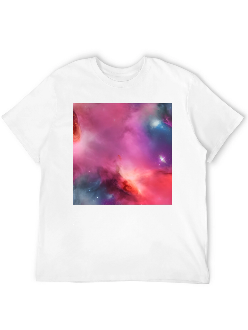 Nebula Print Black T-Shirt