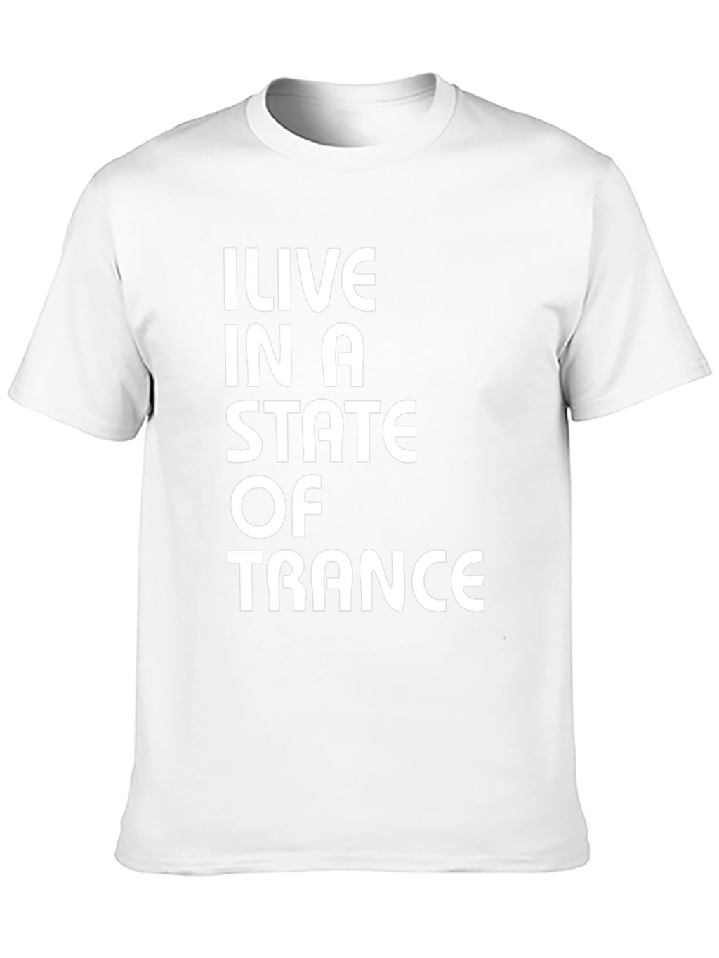 I Live In A State Of Trance Black T-Shirt