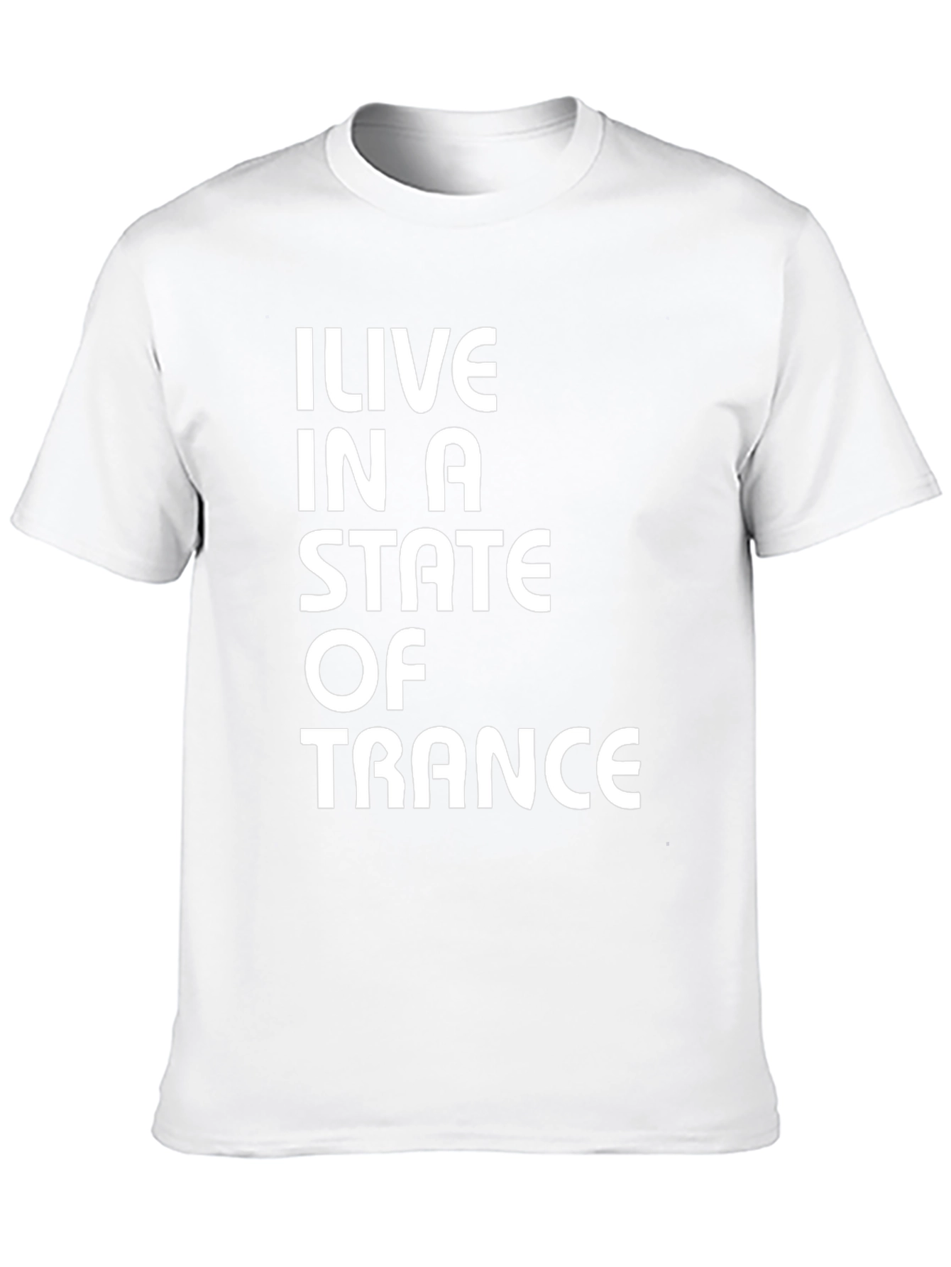 I Live In A State Of Trance Black T-Shirt