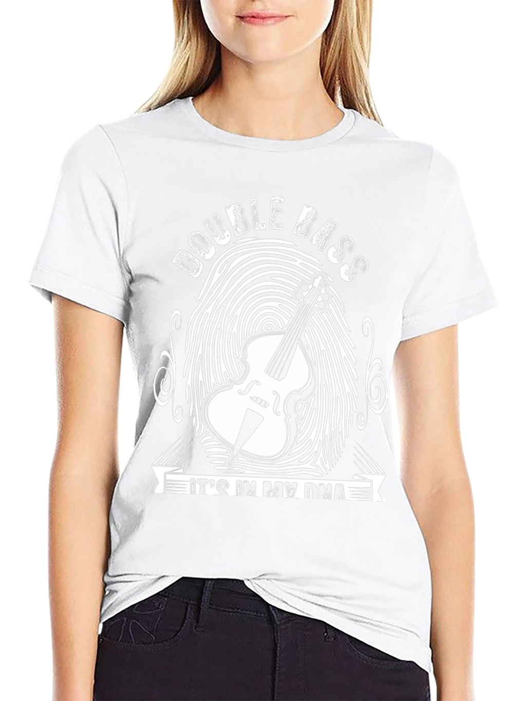 Double Bass DNA Black Graphic Tee