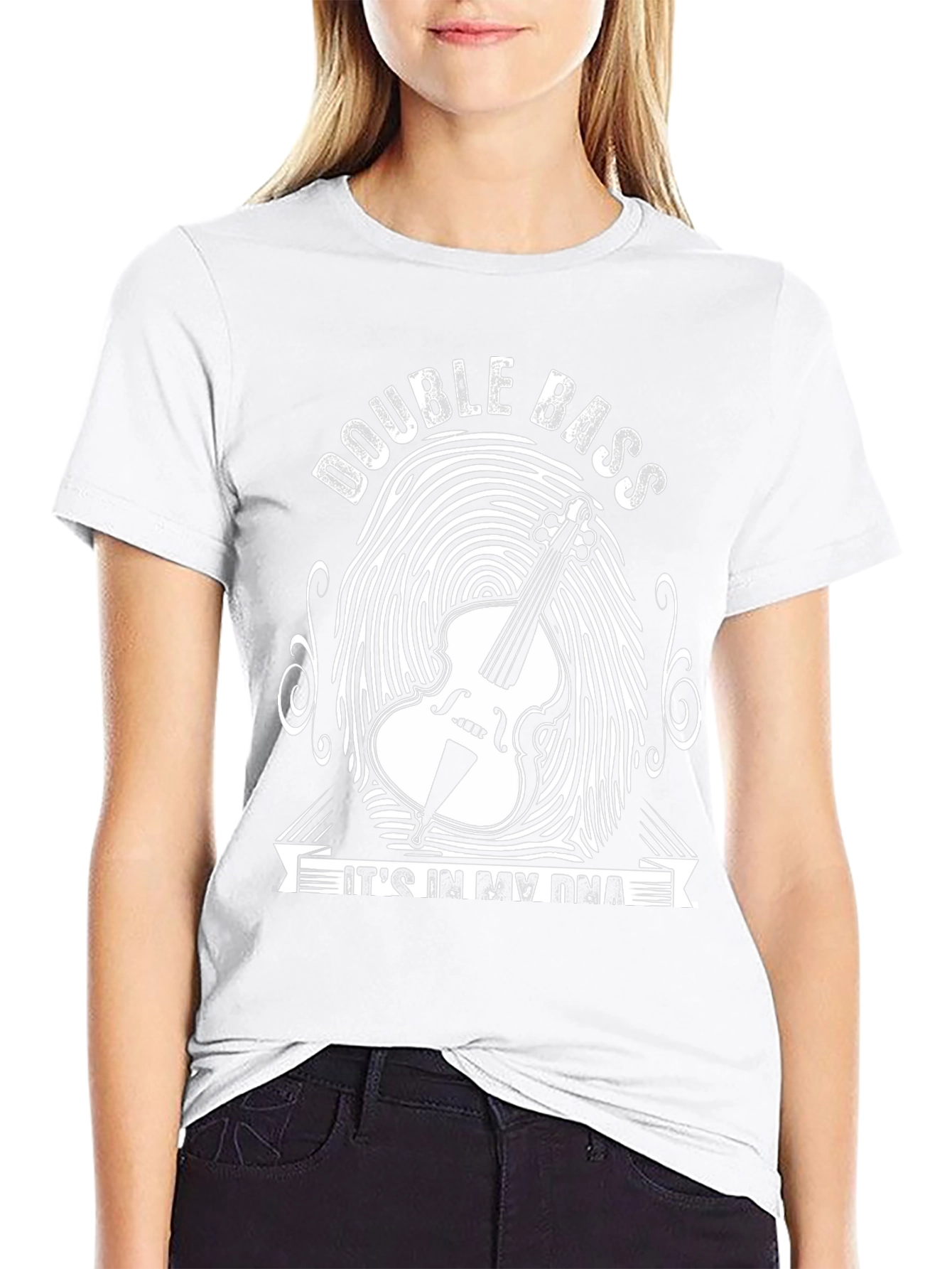 Double Bass DNA Black Graphic Tee
