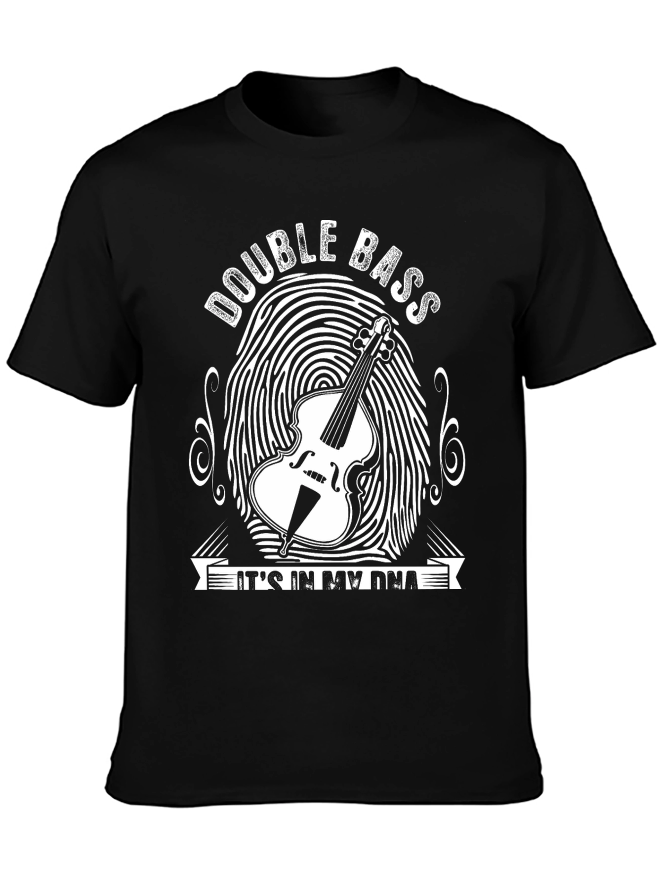 Double Bass DNA Black Graphic Tee