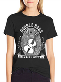 Double Bass DNA Black Graphic Tee