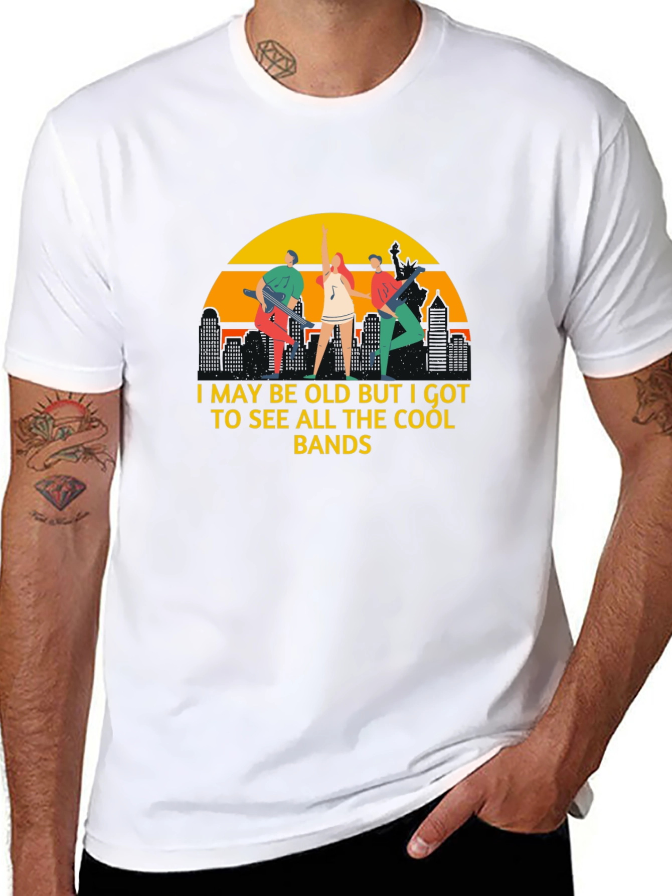 Cool Bands Graphic T-Shirt