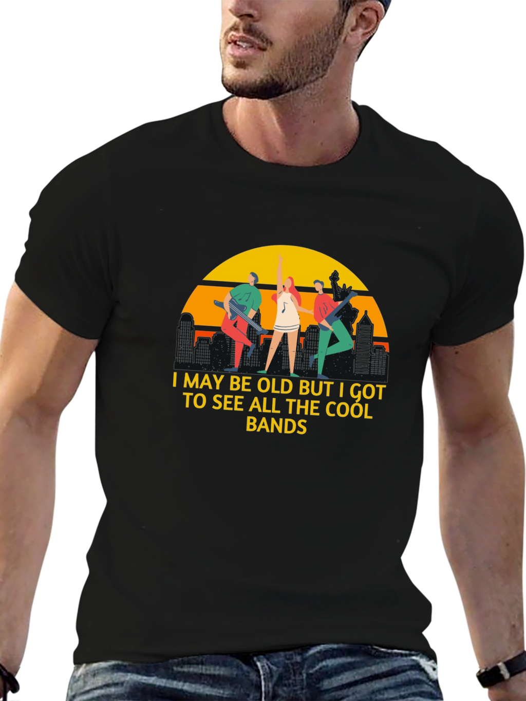 Cool Bands Graphic T-Shirt