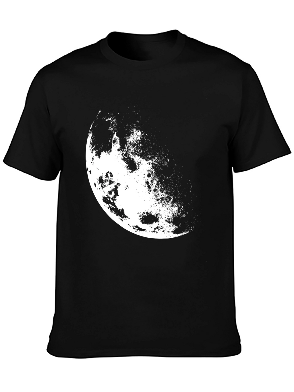 Lunar Phase Black T-Shirt