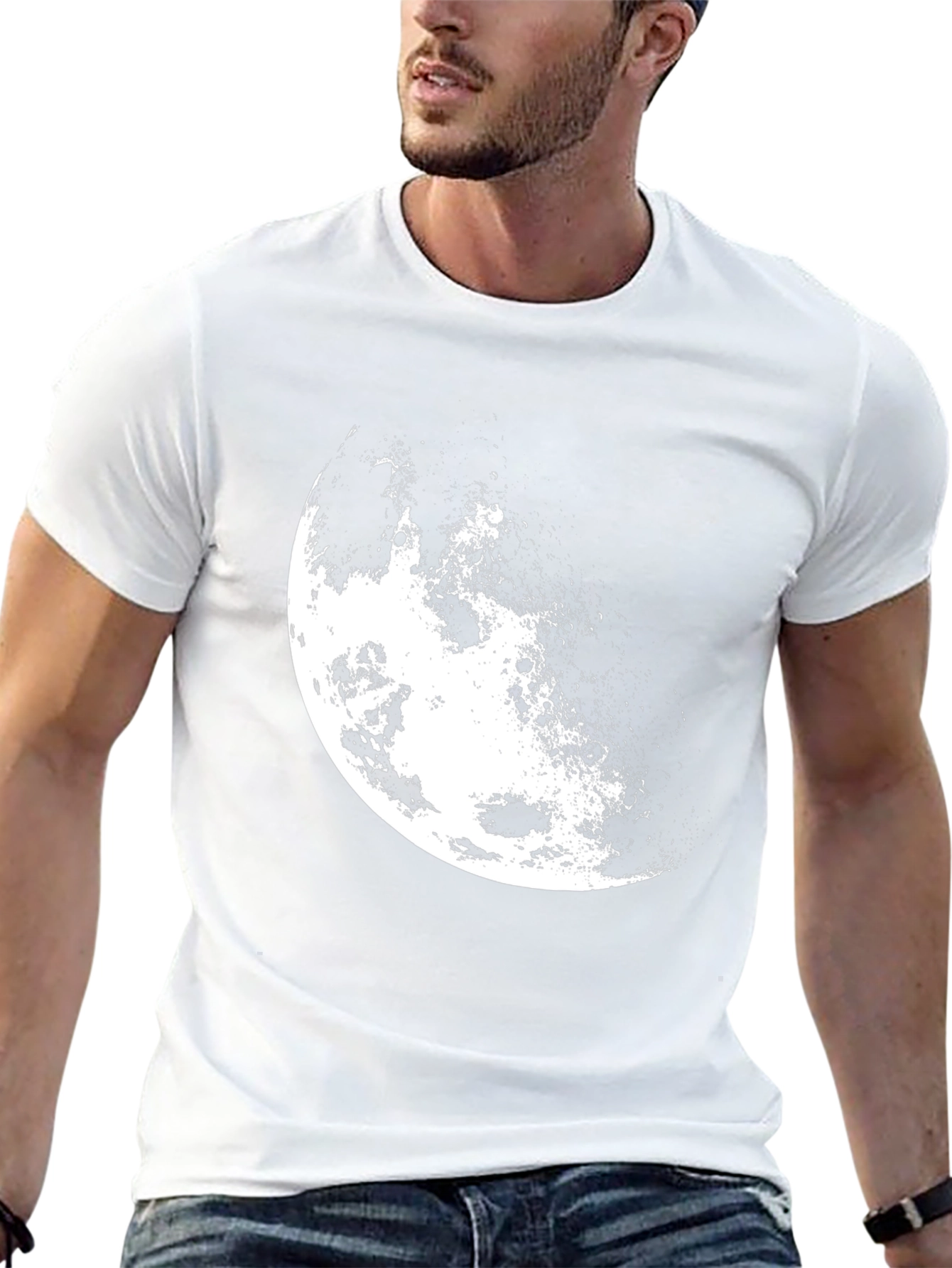 Lunar Phase Black T-Shirt