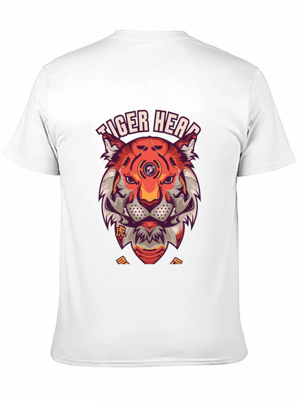 Tiger Head Graphic Print T-Shirt - Unique Streetwear