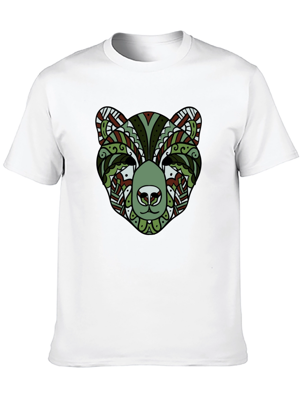 Stylish Bear Graphic Tee - Cool Animal Print Shirt