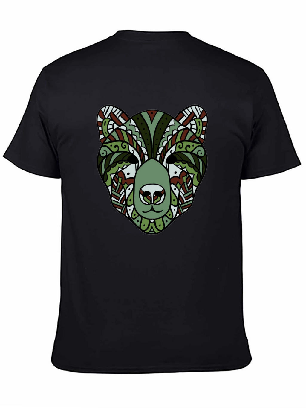 Stylish Bear Graphic Tee - Cool Animal Print Shirt