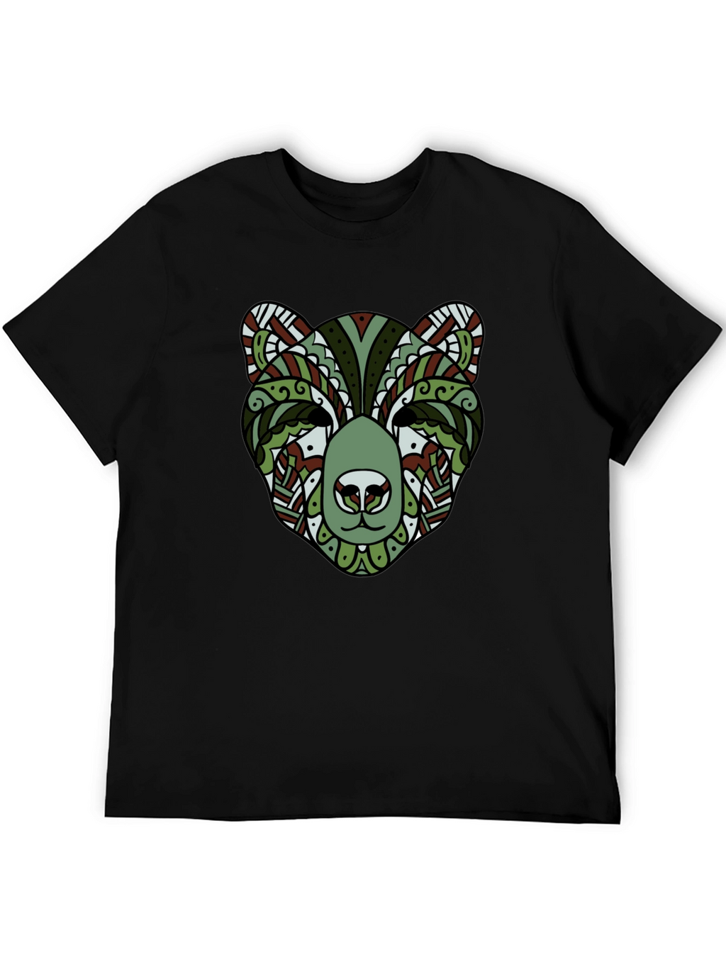 Stylish Bear Graphic Tee - Cool Animal Print Shirt