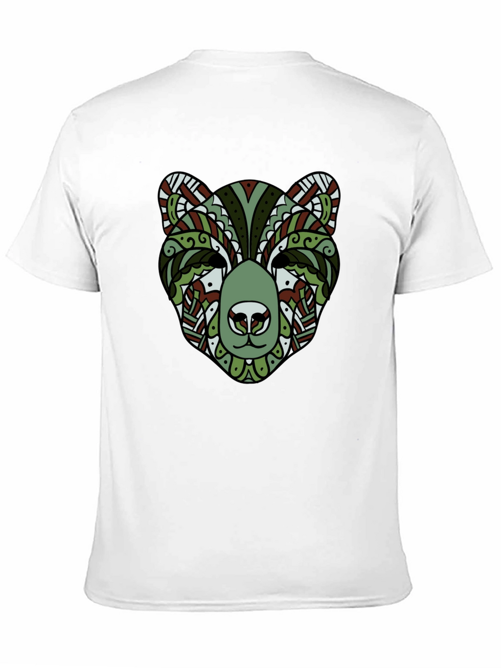 Stylish Bear Graphic Tee - Cool Animal Print Shirt