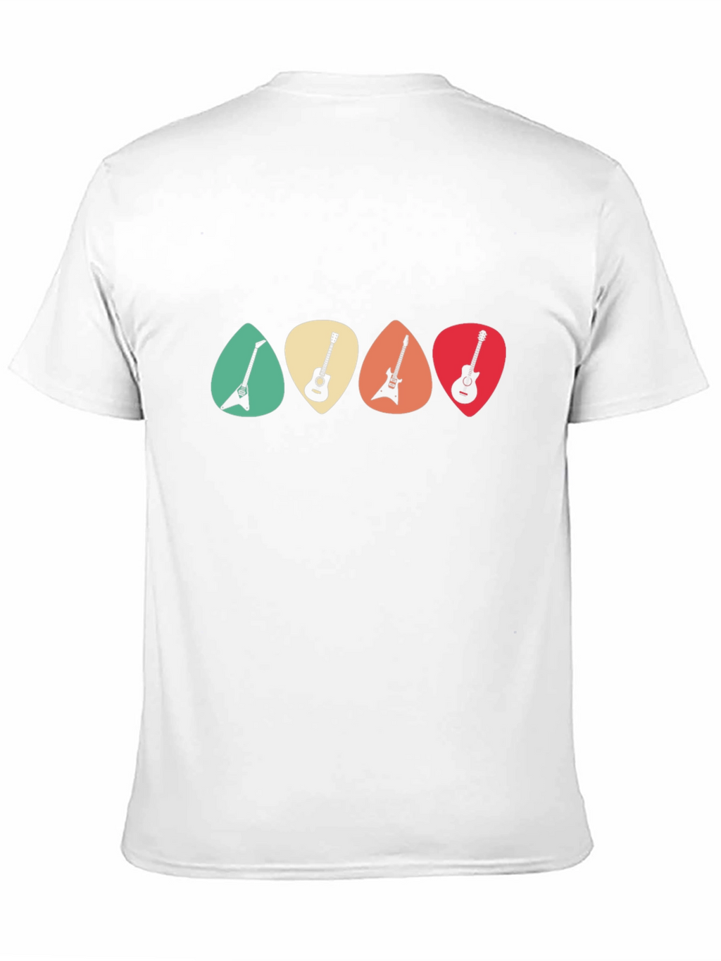 Guitar Pick T-Shirt - Retro Music Tee