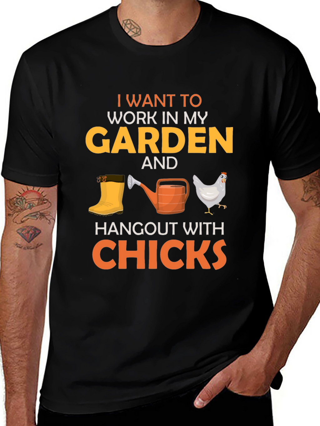 Gardening & Chicken Lovers Tee