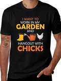 Gardening & Chicken Lovers Tee