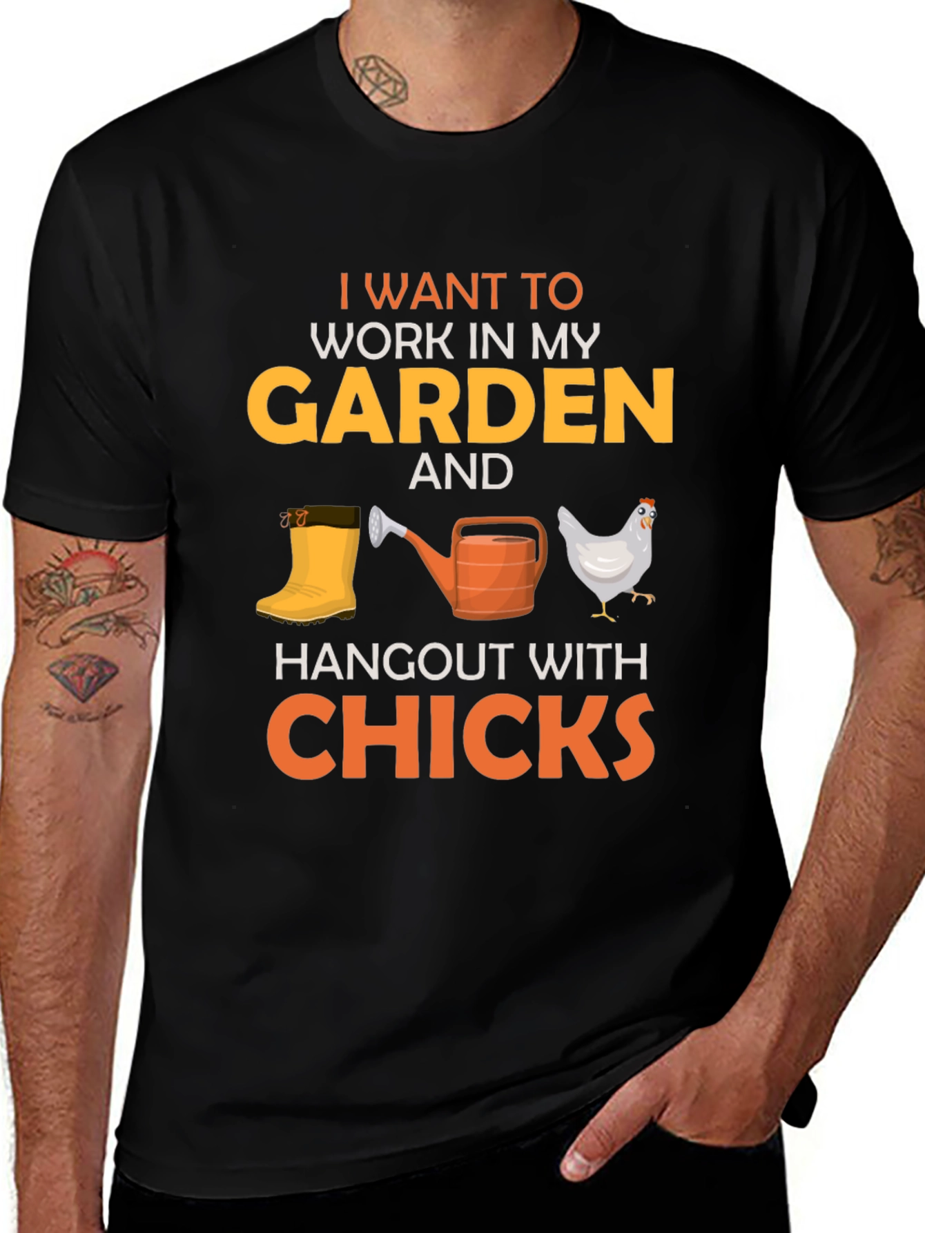 Gardening & Chicken Lovers Tee