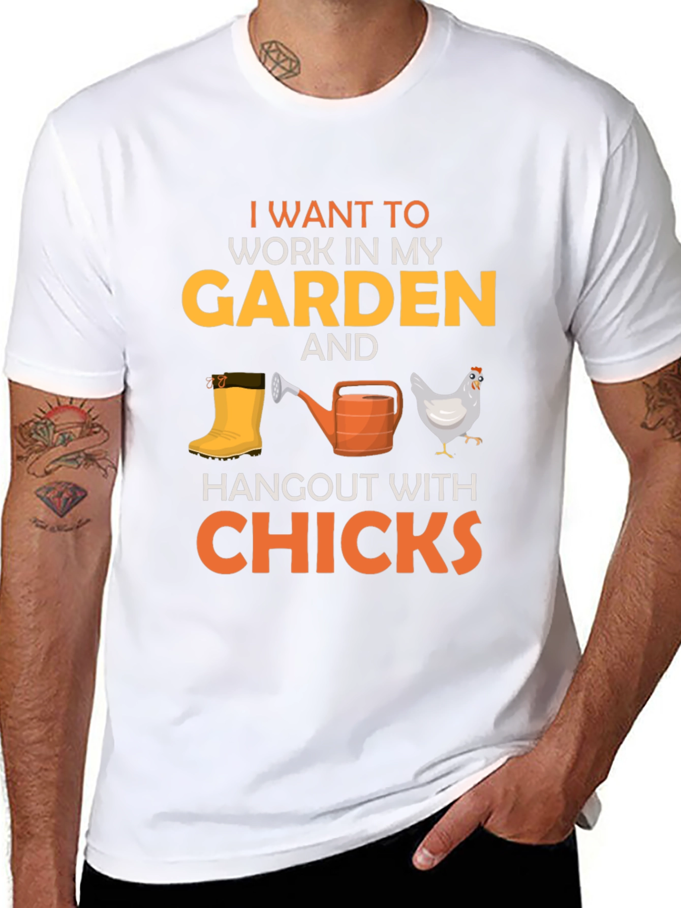 Gardening & Chicken Lovers Tee