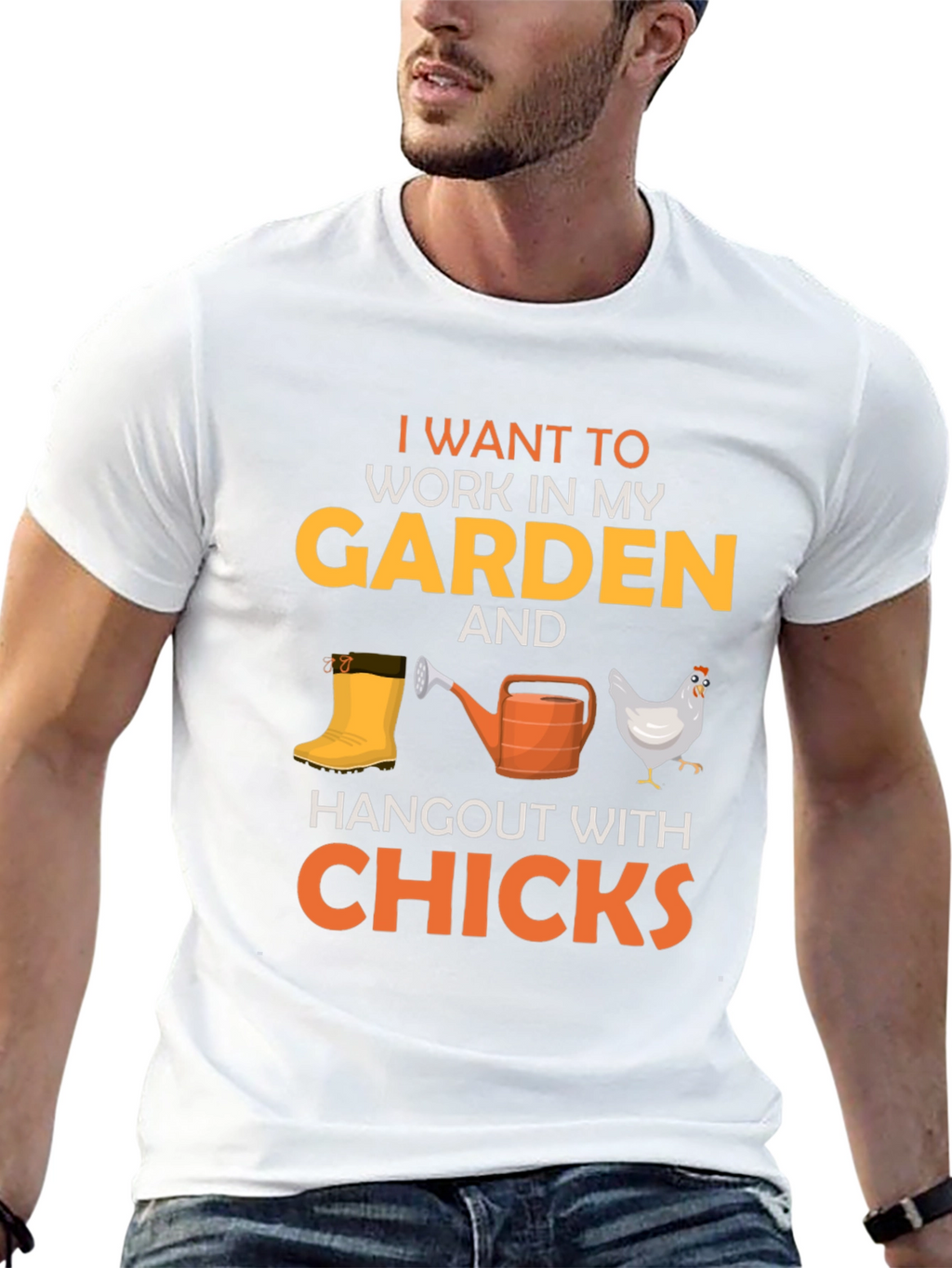 Gardening & Chicken Lovers Tee