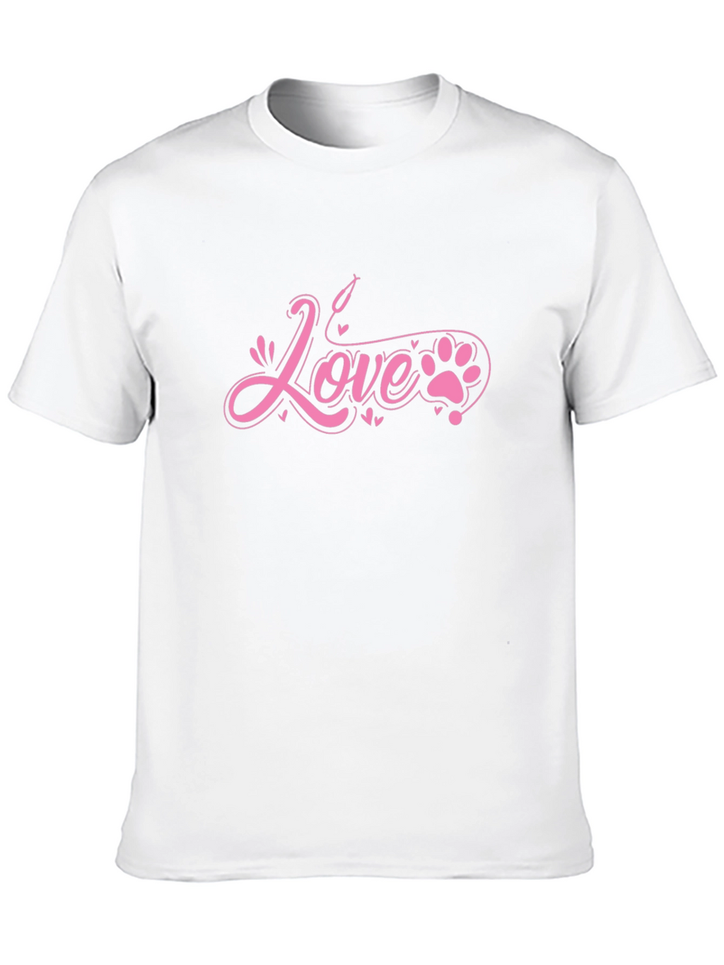 Love Paw Print T-Shirt