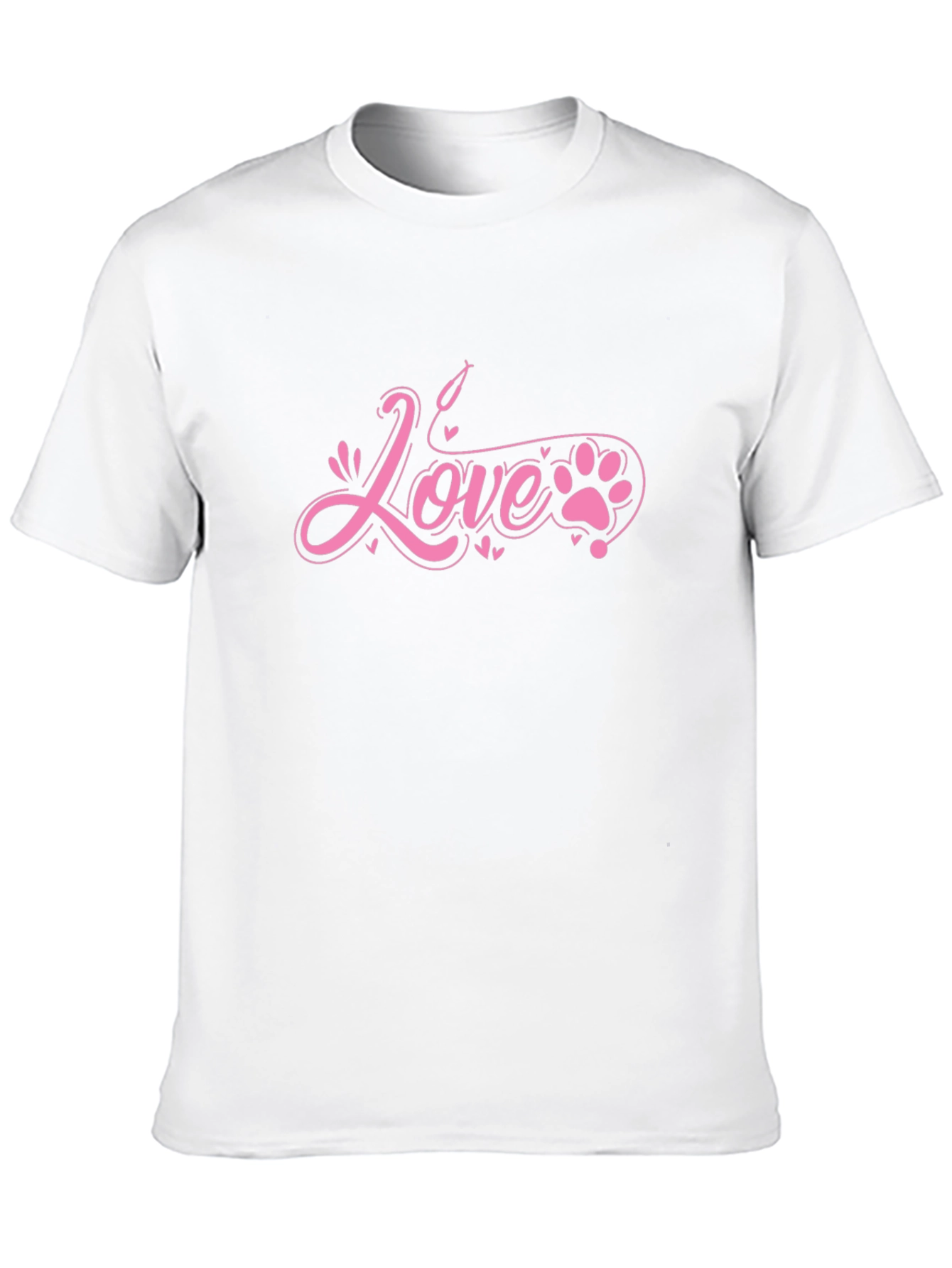 Love Paw Print T-Shirt