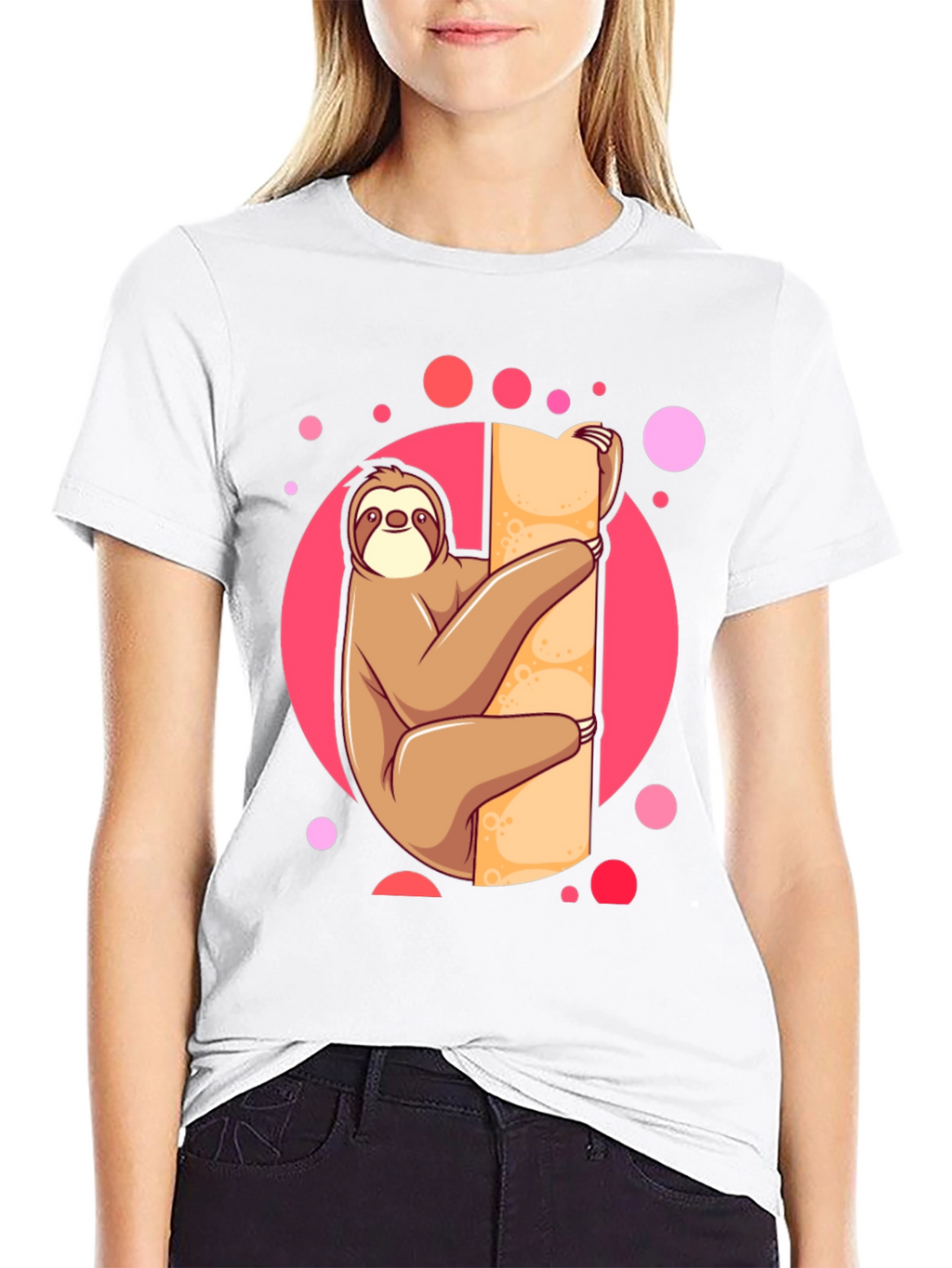 Sloth Lover Tee: Cute Cartoon Design