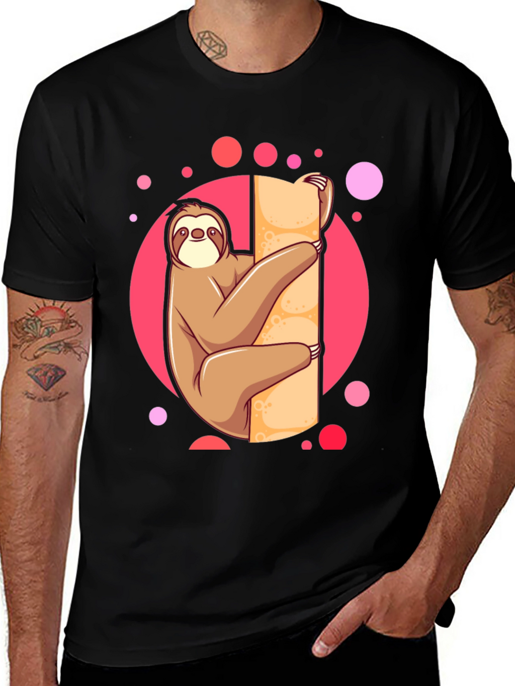 Sloth Lover Tee: Cute Cartoon Design