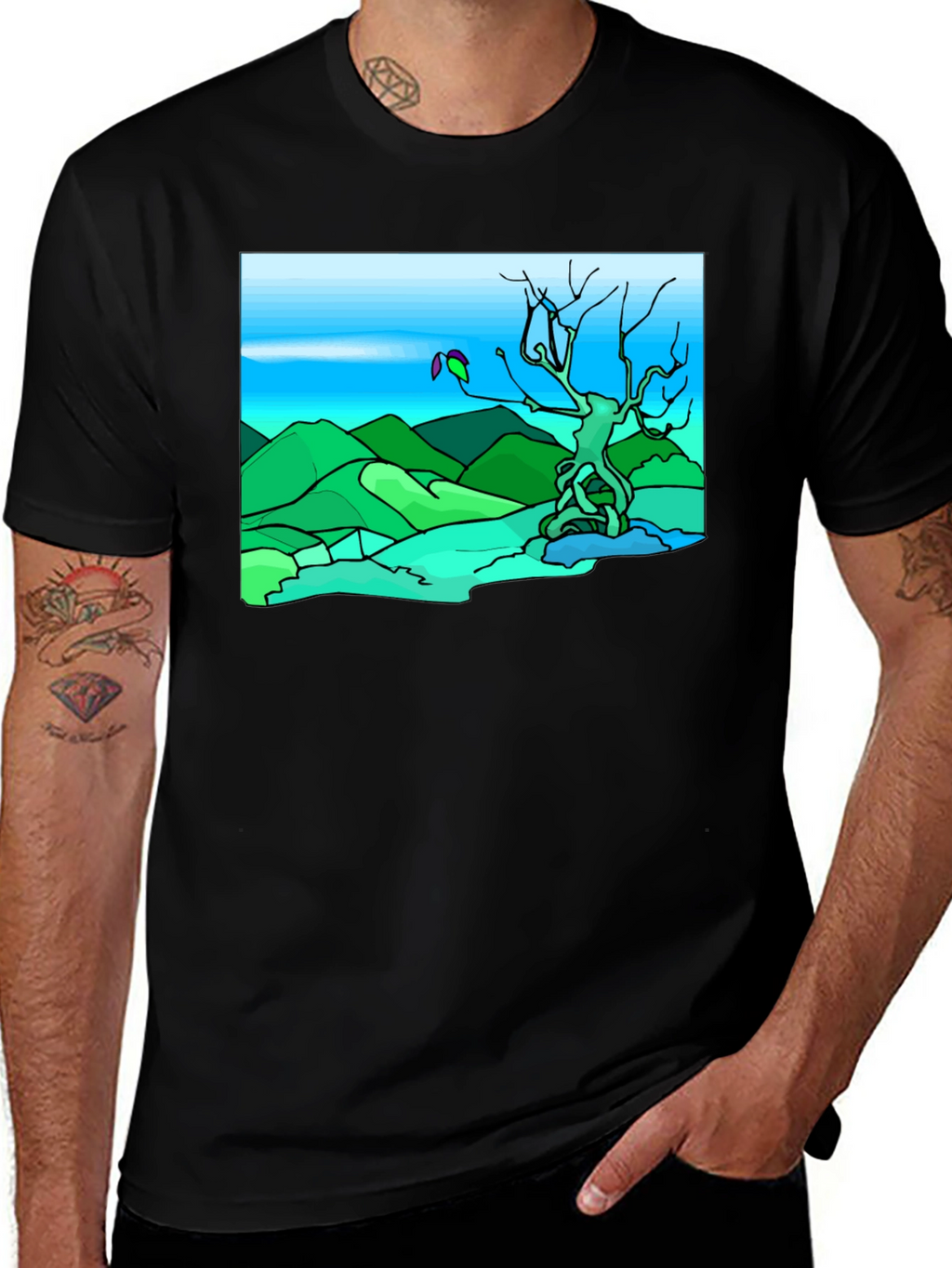 Abstract Landscape T-Shirt