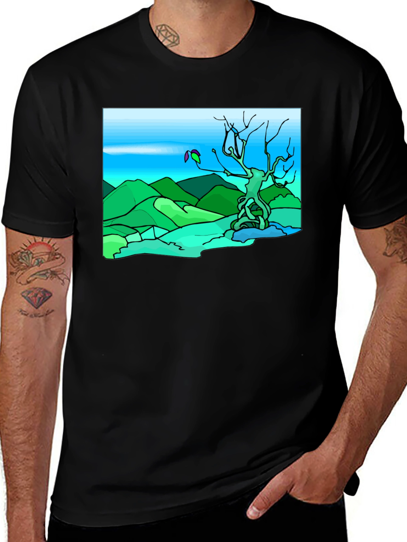 Abstract Landscape T-Shirt