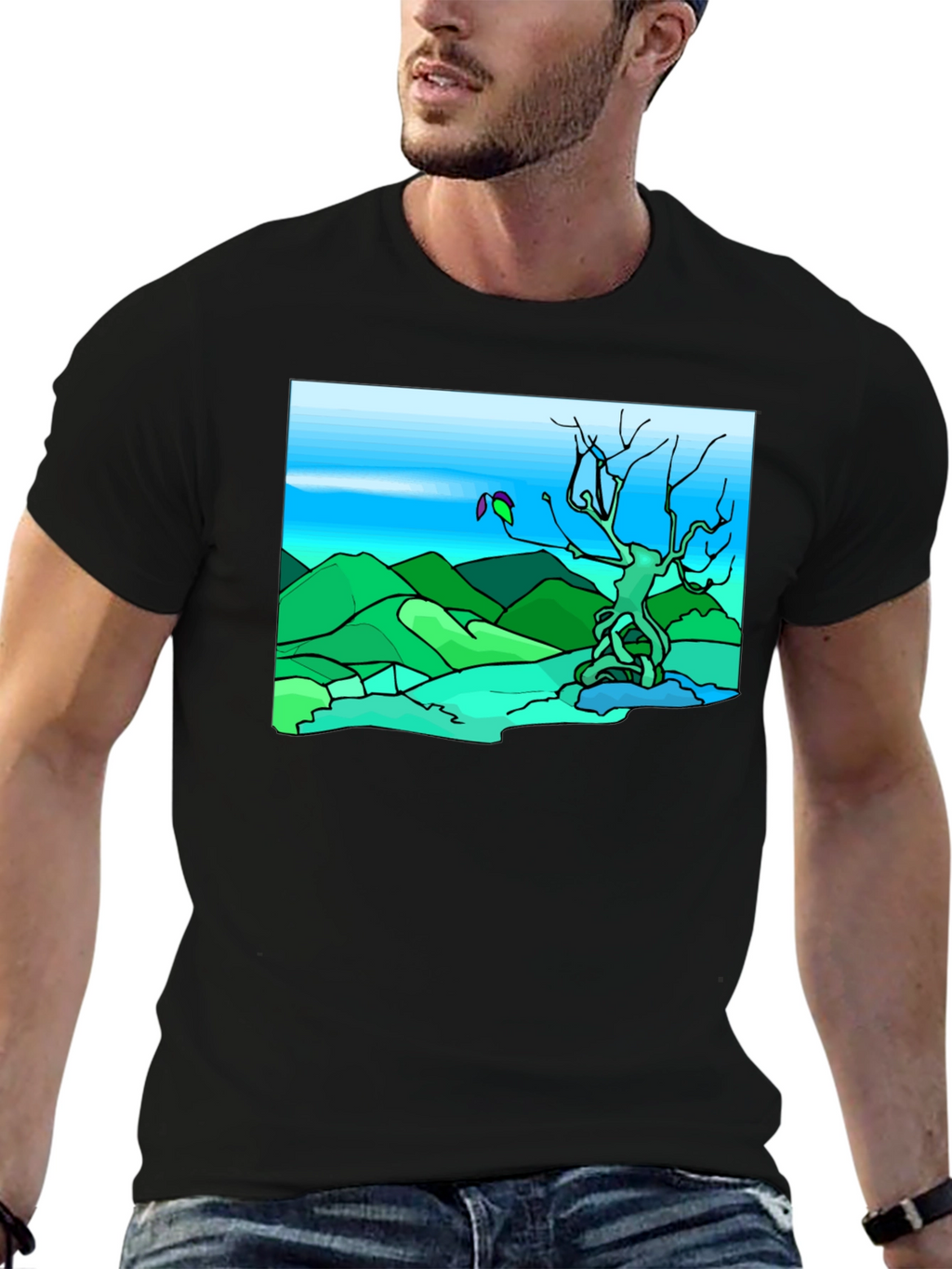 Abstract Landscape T-Shirt