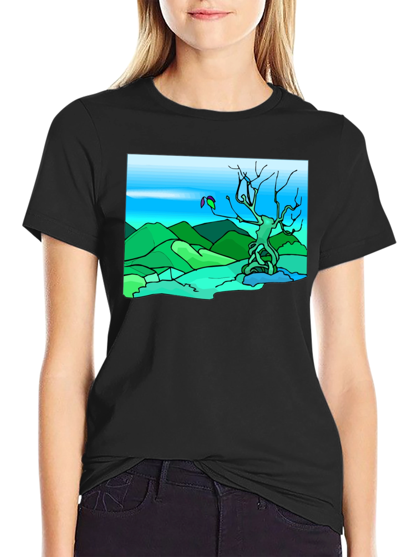 Abstract Landscape T-Shirt