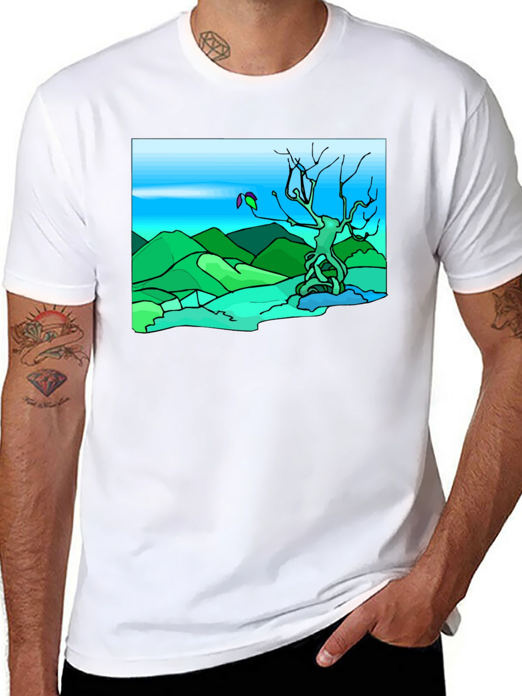 Abstract Landscape T-Shirt