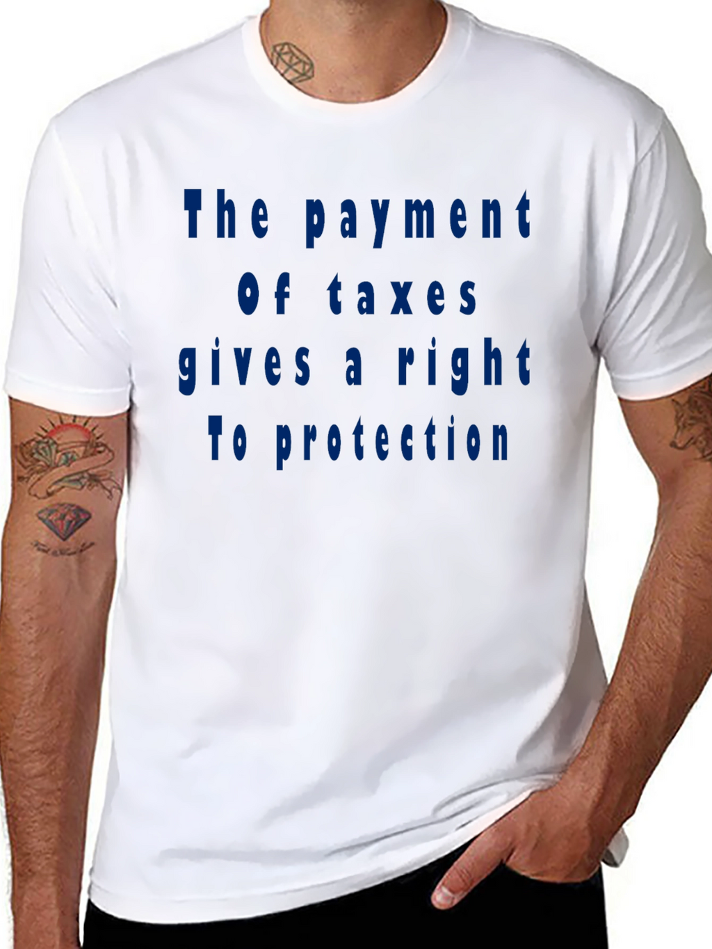 Taxation Rights Tee - Classic Fit Cotton T-Shirt