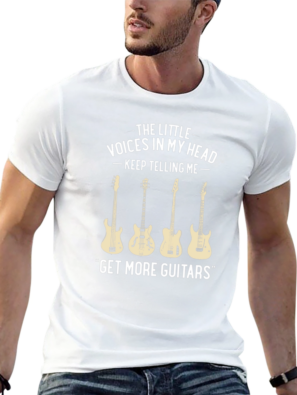 Get More Guitars T-Shirt - Music Lover Tee