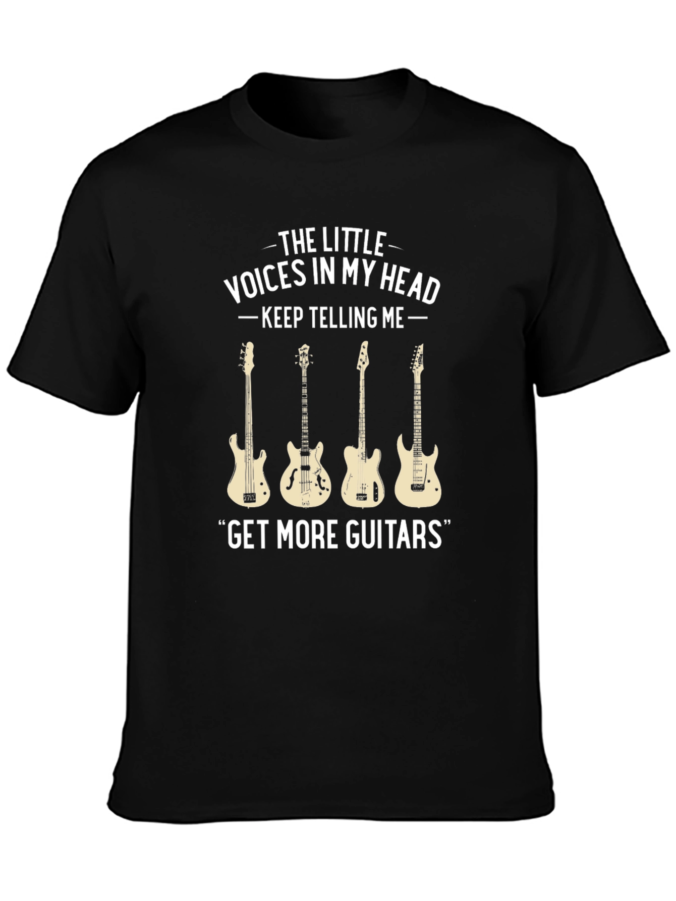 Get More Guitars T-Shirt - Music Lover Tee
