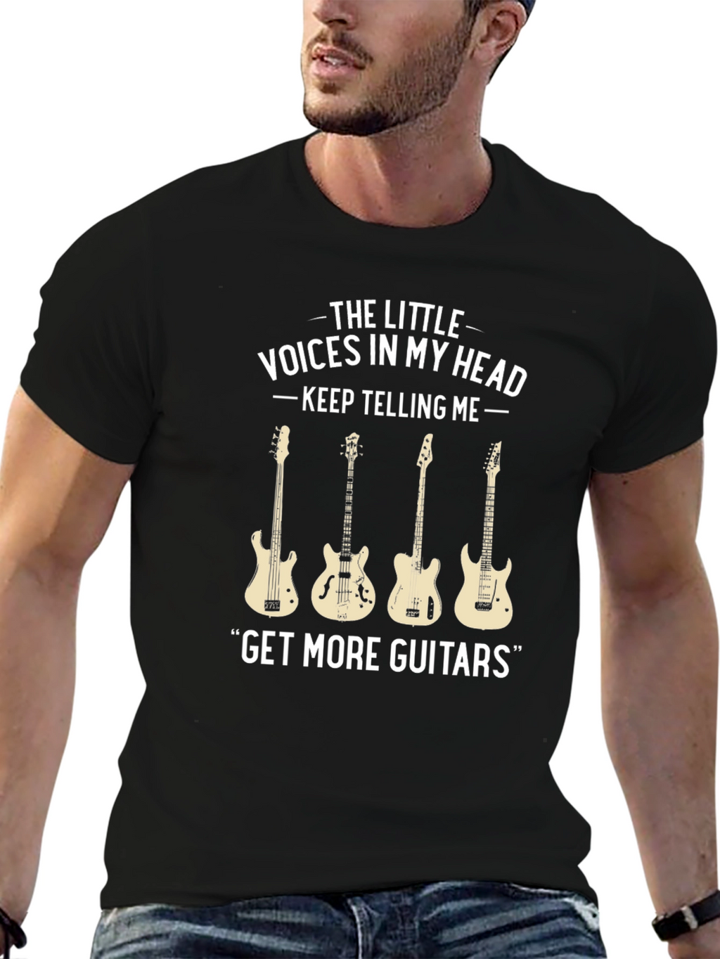 Get More Guitars T-Shirt - Music Lover Tee