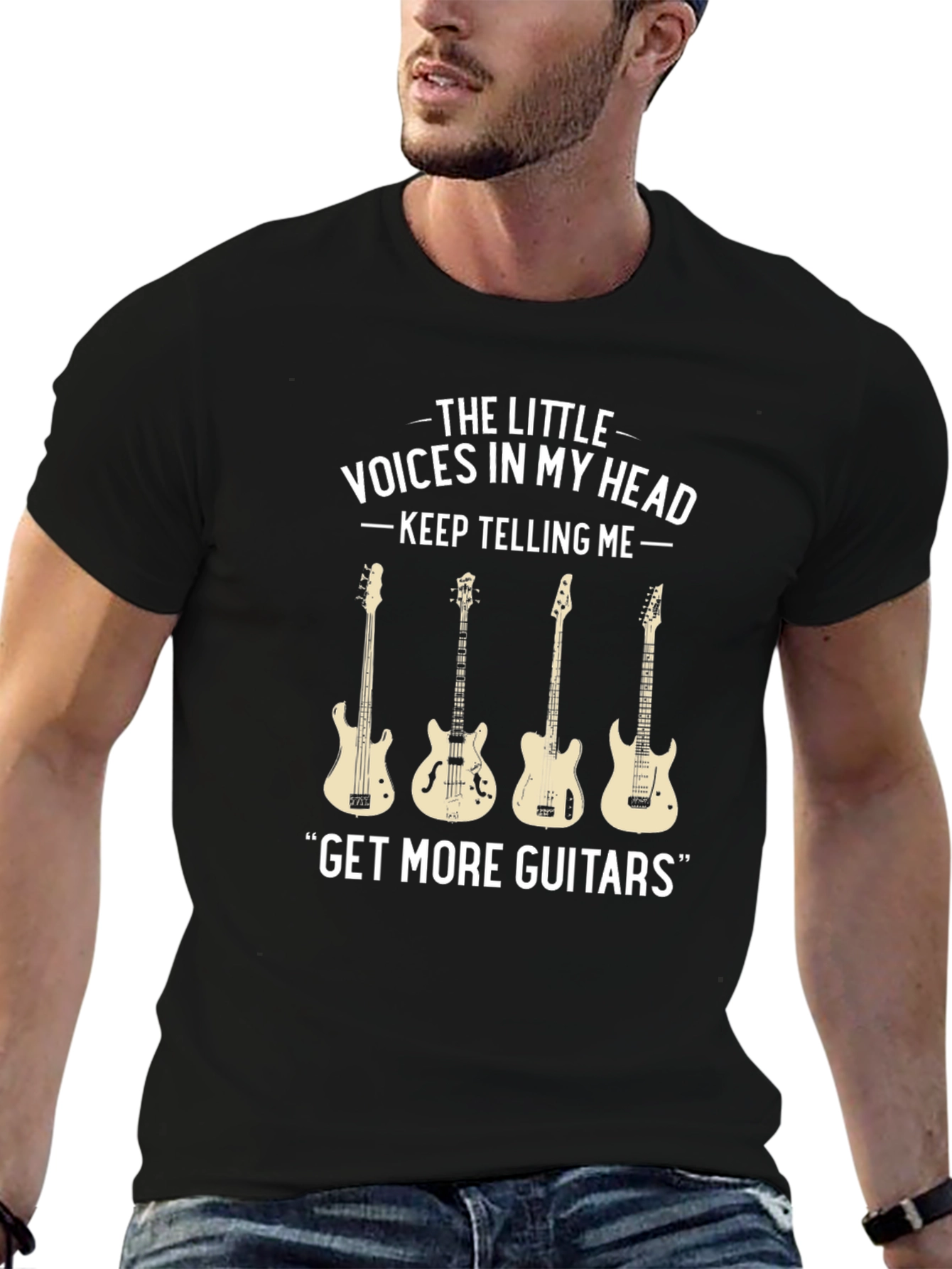 Get More Guitars T-Shirt - Music Lover Tee