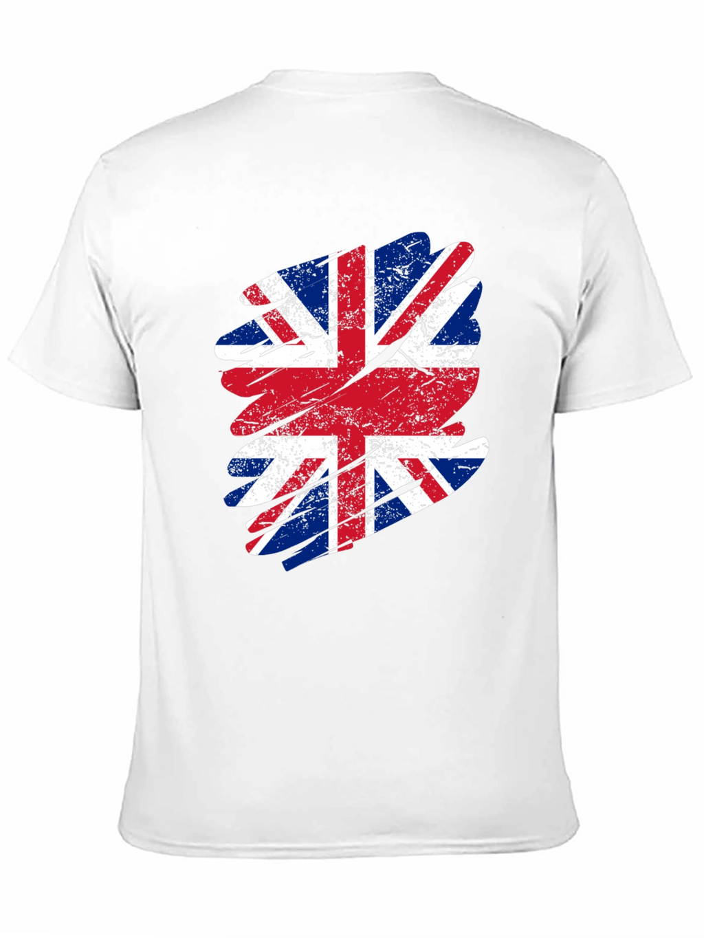 Union Jack Flag Graphic Tee - Distressed Print