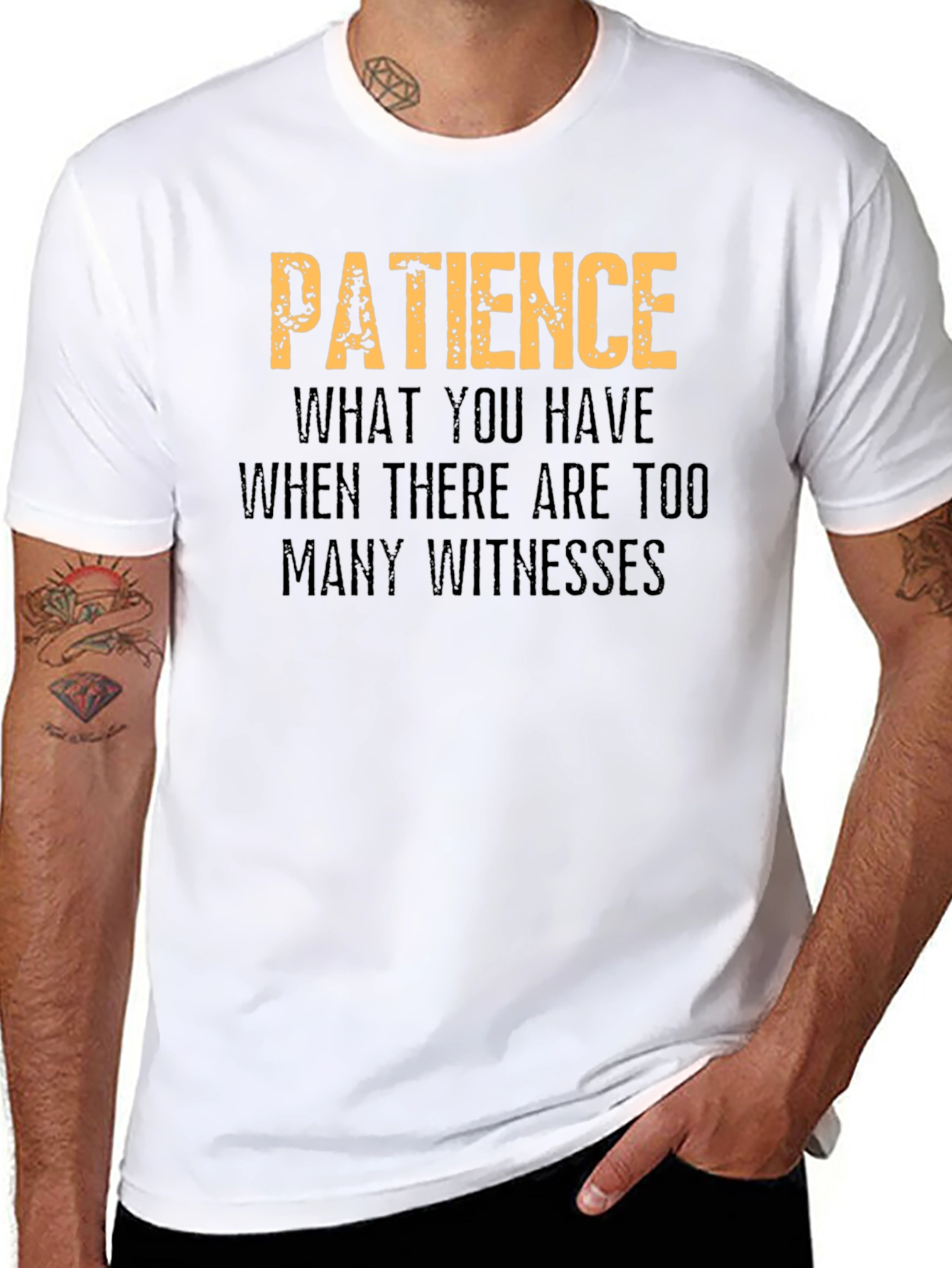 Patience Funny Graphic T-Shirt