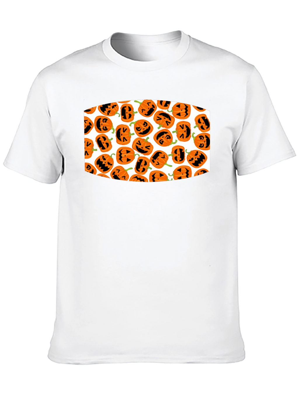 Halloween Pumpkin Pattern T-Shirt