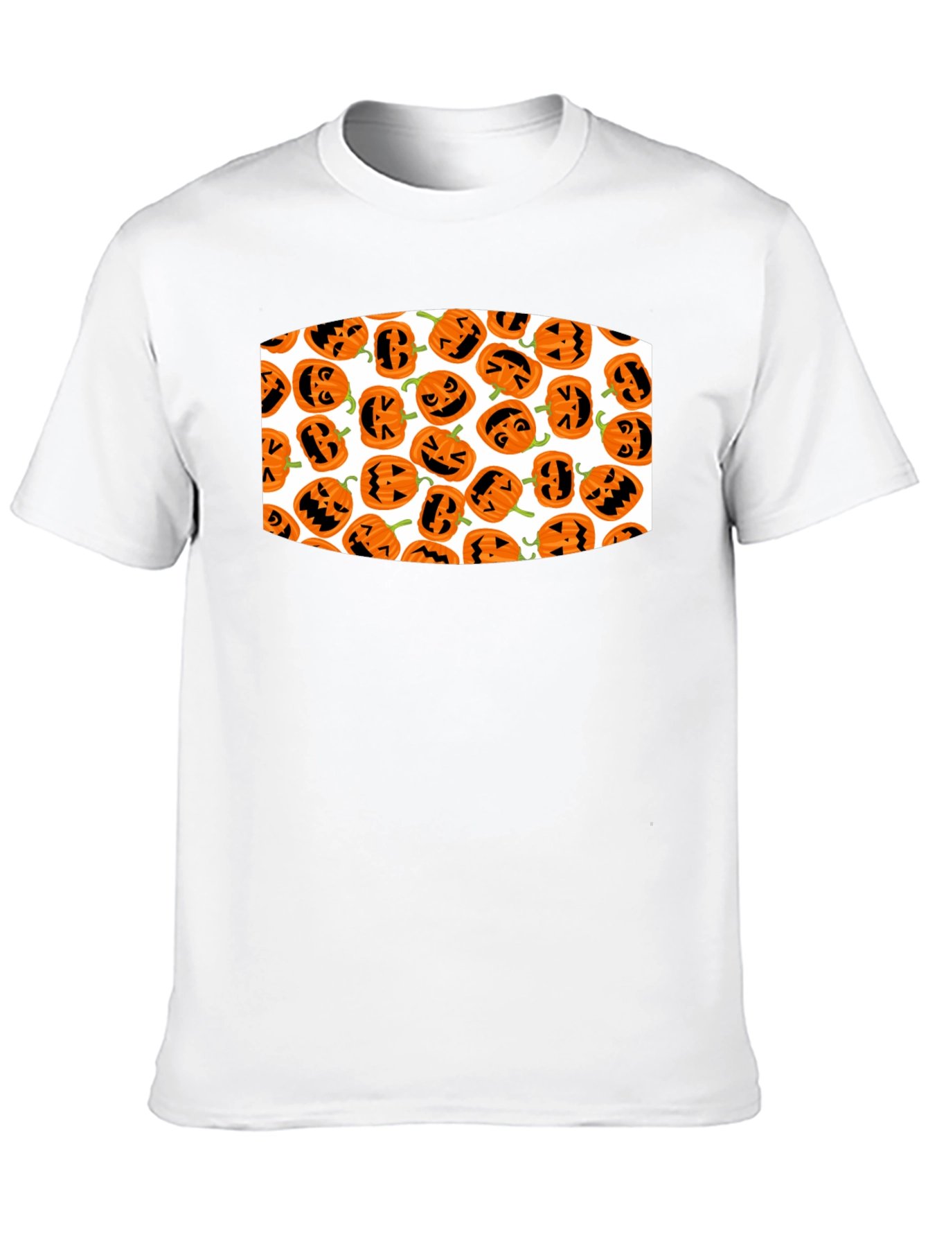 Halloween Pumpkin Pattern T-Shirt