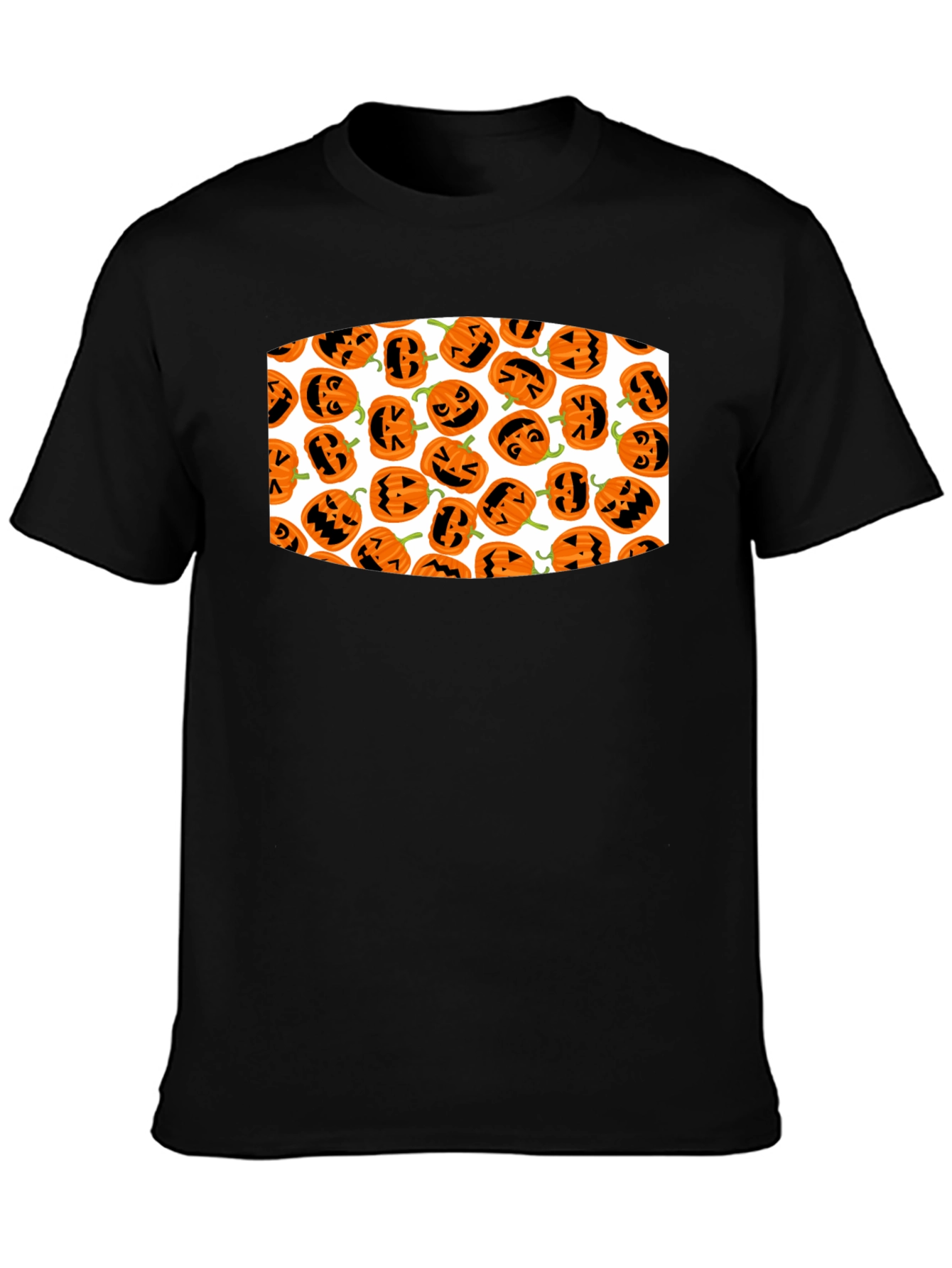 Halloween Pumpkin Pattern T-Shirt