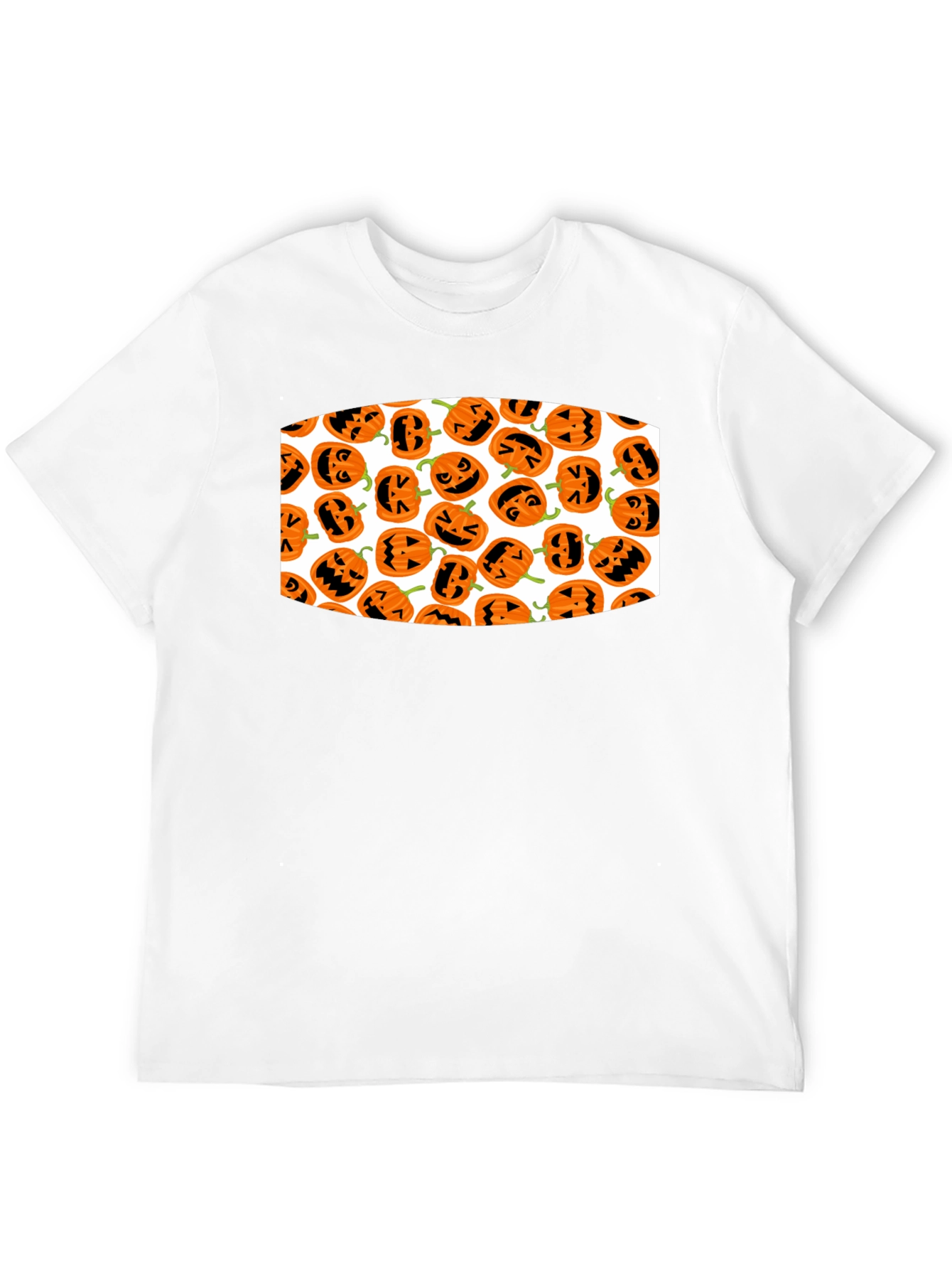 Halloween Pumpkin Pattern T-Shirt
