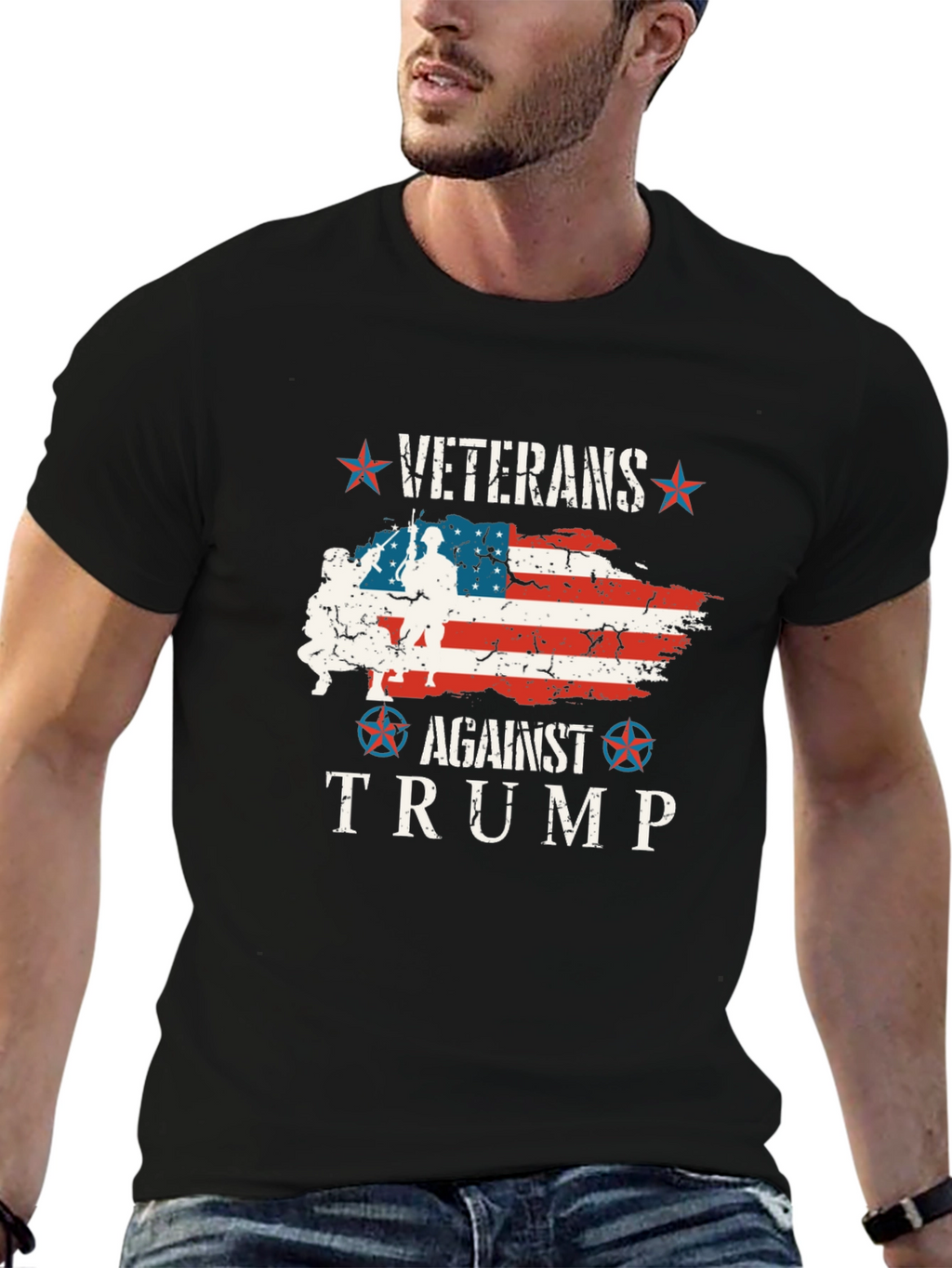 Veterans Against Trump Graphic Tee