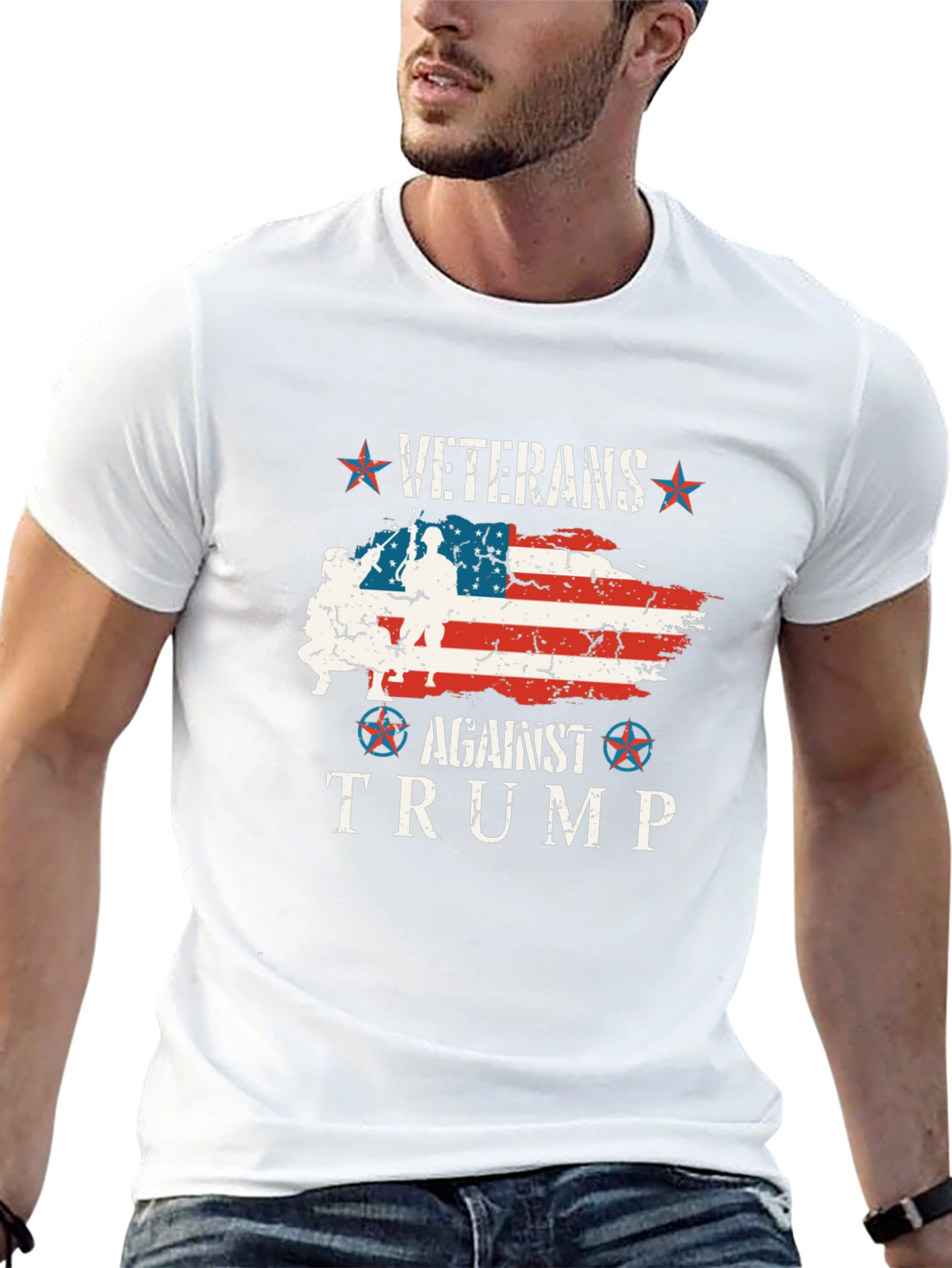 Veterans Against Trump Graphic Tee